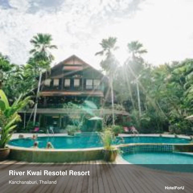 River Kwai Resotel Resort in Kanchanaburi, Thailand