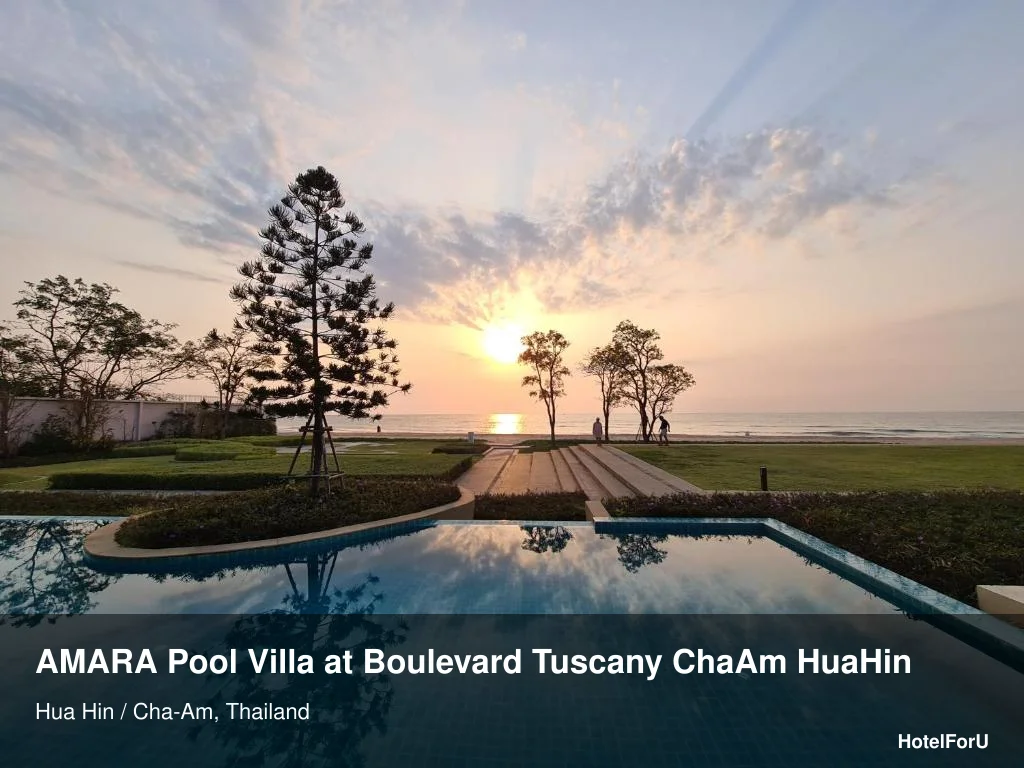AMARA Pool Villa at Boulevard Tuscany ChaAm HuaHin in Hua Hin / Cha-Am, Thailand