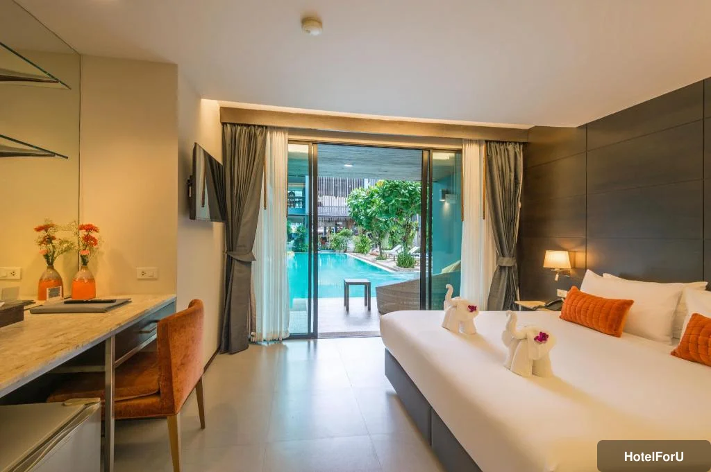 Areetara Resort - Deluxe Pool Access Room - Bed