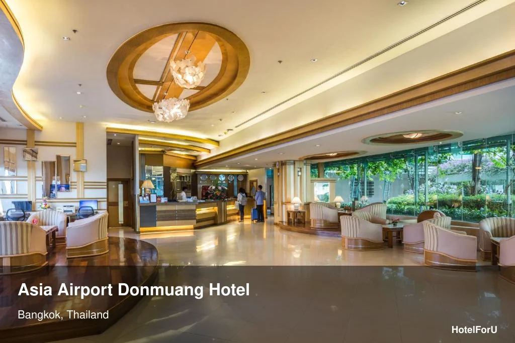 Asia Airport Donmuang Hotel in Bangkok, Thailand