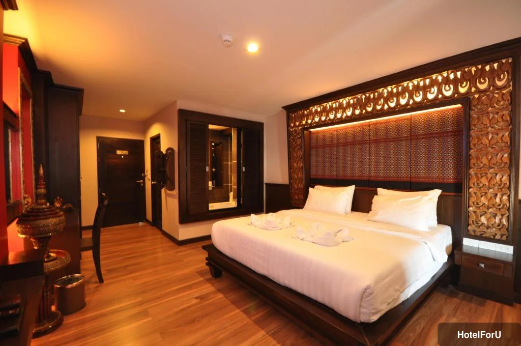 Chalelarn Hotel - Deluxe with Partial Sea View - Room plan