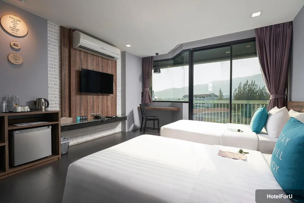 Cross Vibe Chiang Mai Decem Nimman Hotel - Mountain View Double - Bed