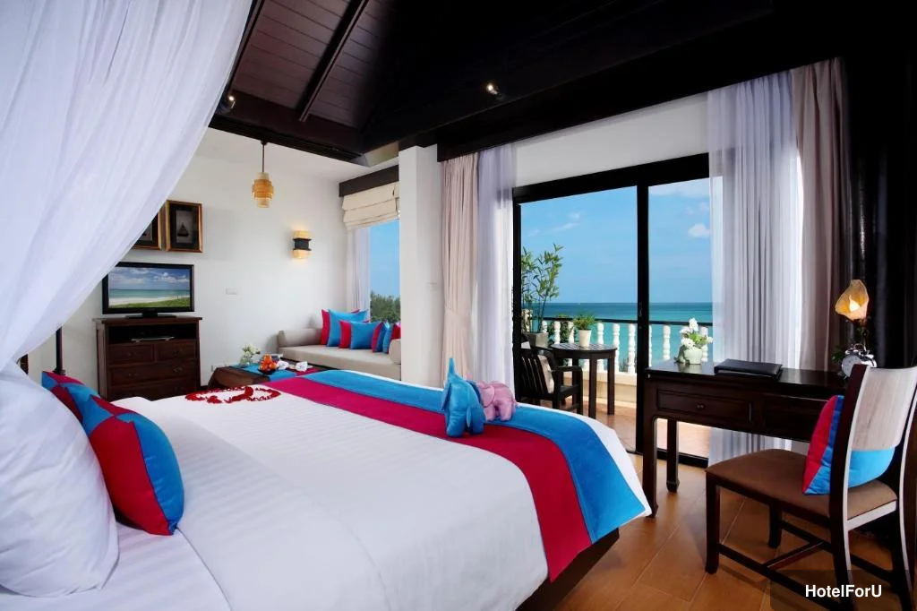 Namaka Resort Kamala - Tropical Sea View Thai Style Villa - Bed