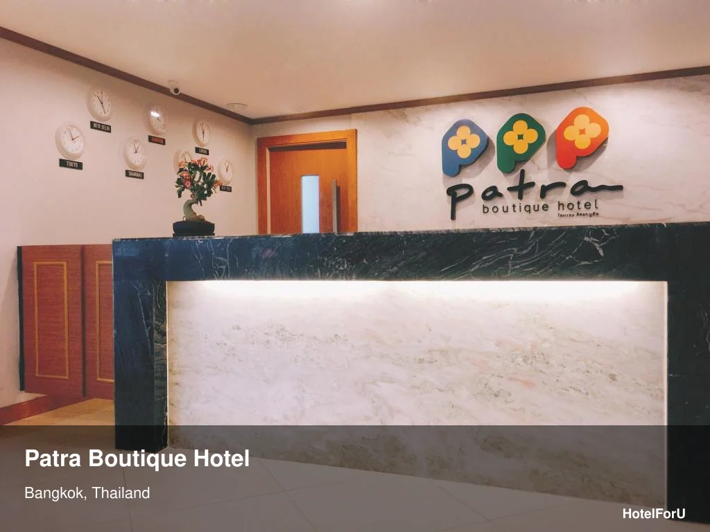 Patra Boutique Hotel in Bangkok, Thailand