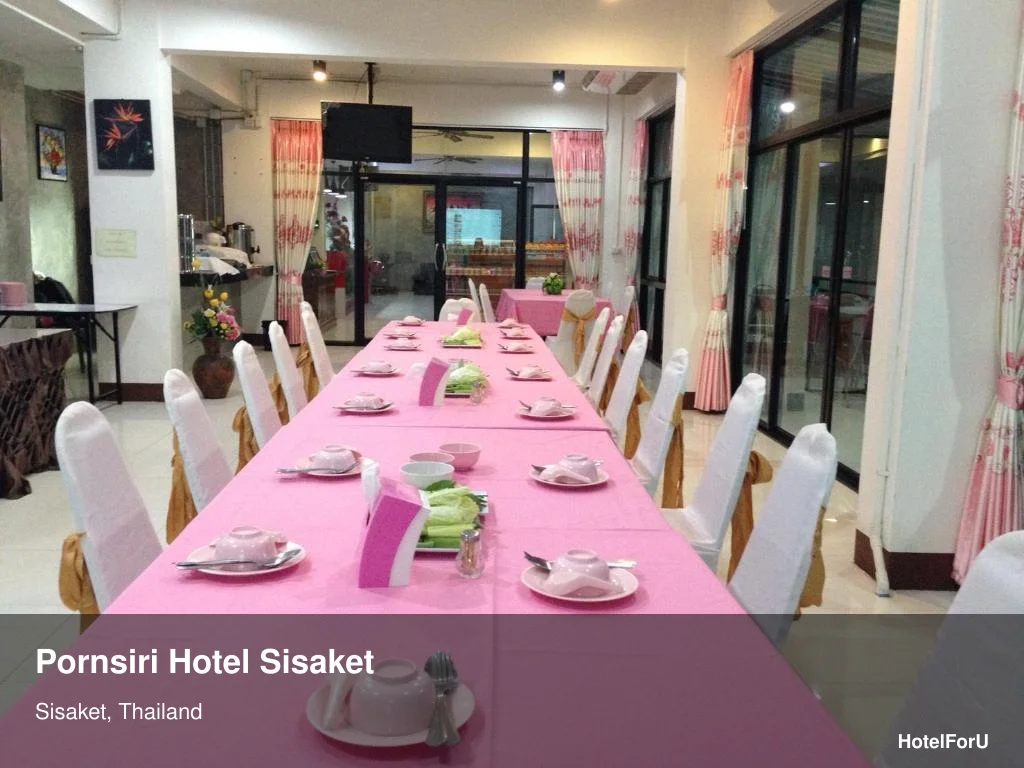 Pornsiri Hotel Sisaket in Sisaket, Thailand