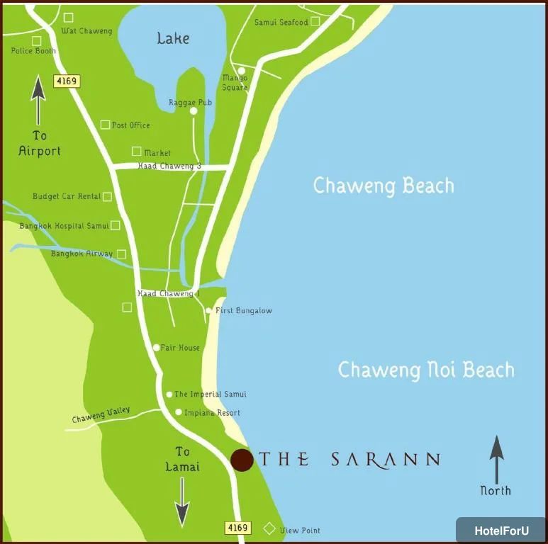 The Sarann Hotel - Map