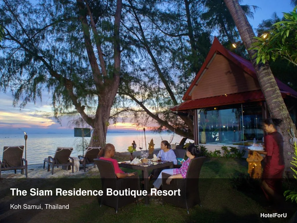 The Siam Residence Boutique Resort in Koh Samui, Thailand