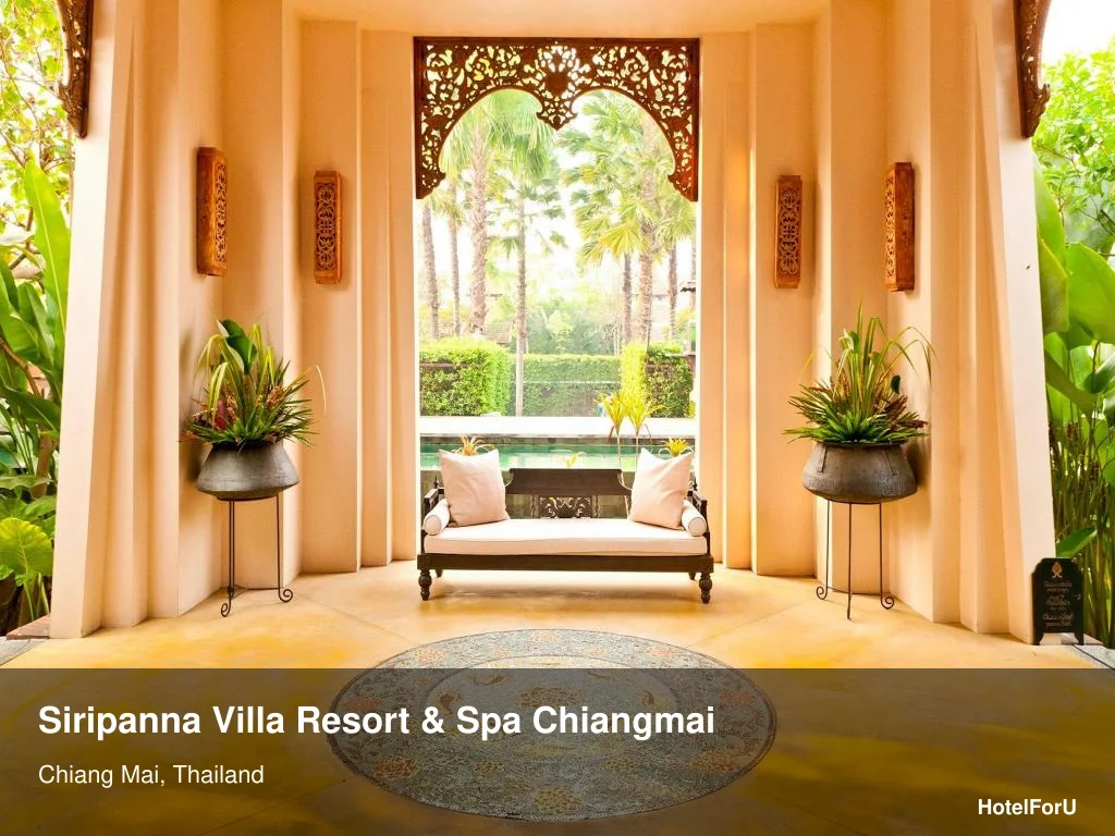 Siripanna Villa Resort & Spa Chiangmai in Chiang Mai, Thailand