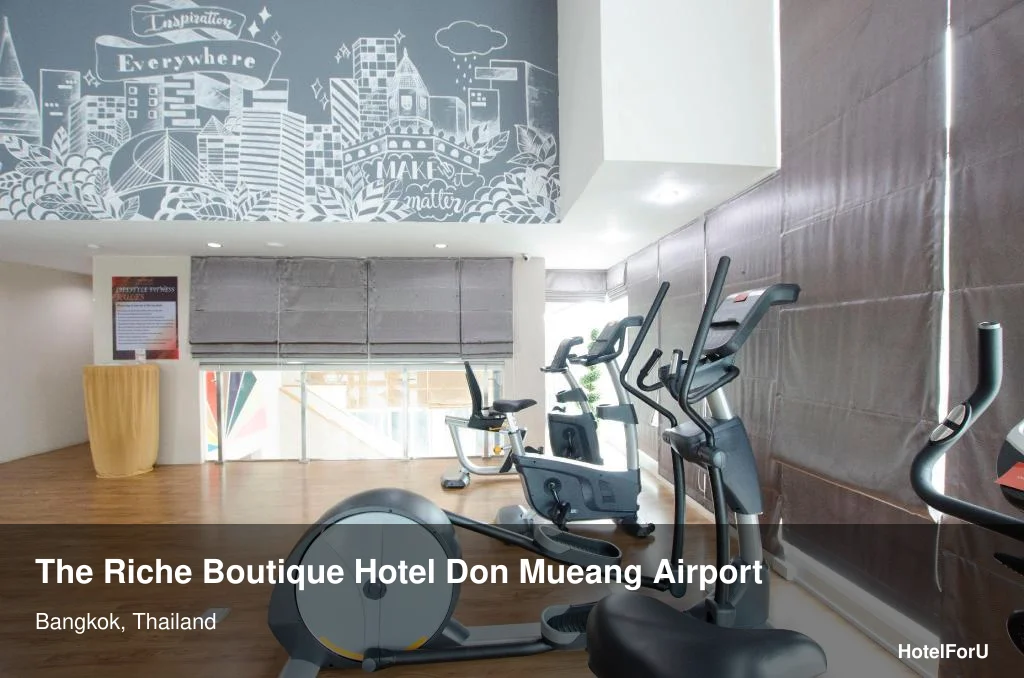 The Riche Boutique Hotel Don Mueang Airport in Bangkok, Thailand